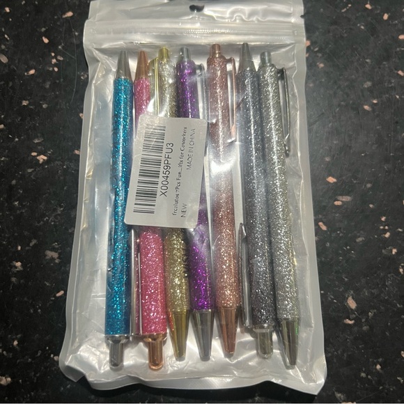 Other - Glittery ADULT HUMOR Multicolor Pen Set